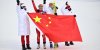 中, 바이애슬론 여자 4x6km 계주 금메달